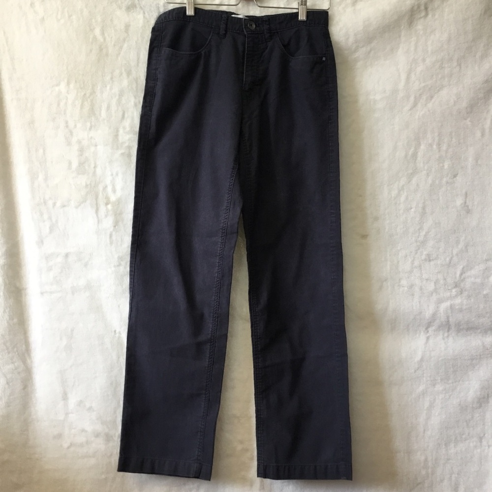 Calvin Klein Black Men's Straight-Leg Flat Front Chinos
